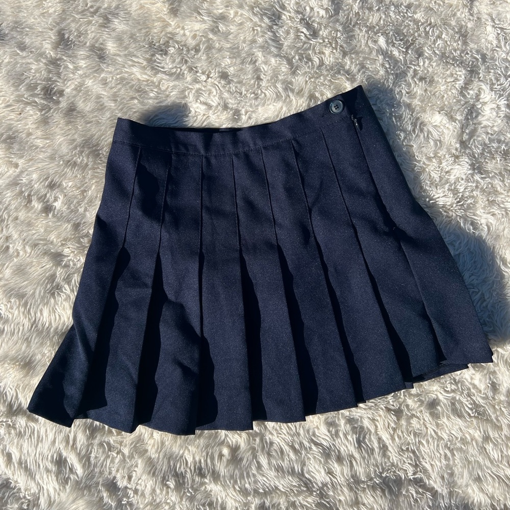 NAVY SCHOOLGIRL SKORT